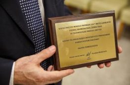 KTU Professor Sigitas Tamulevičius Received Kaunas City Science Award