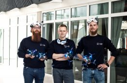 KTU team debuted in international drone racing competition