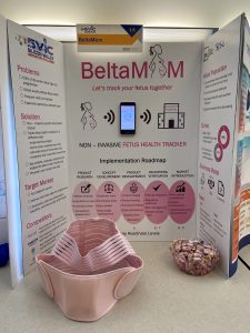 KTU students designed a belt which can monitor the fetus during pregnancy