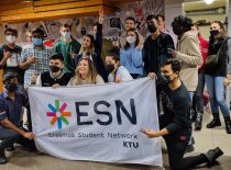 Mahammad is an active member of ESN KTU, uniting the university's international students