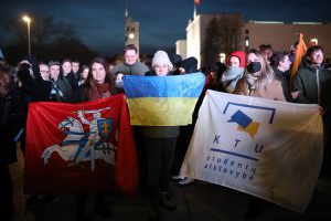 Support Ukraine rally in Kaunas