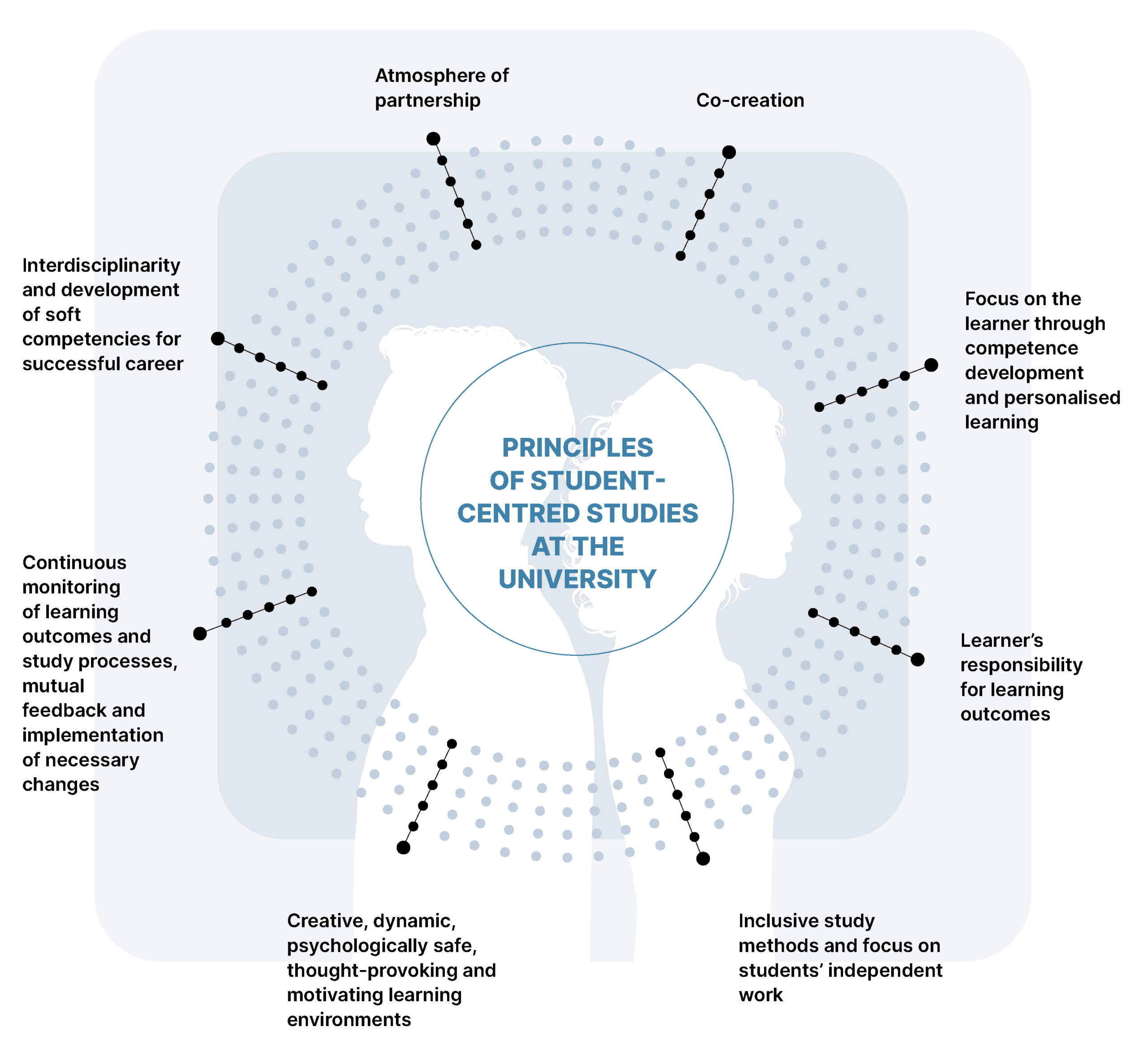 The principles of student-centred studies at the University