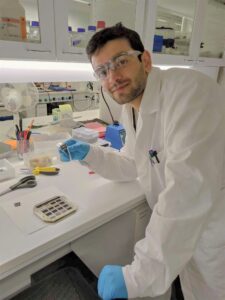 Murad in a Tampere University lab.