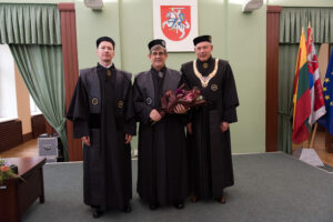 Prof Dr Henry Chesbrough awarded the regalia of an Honorary Doctorate