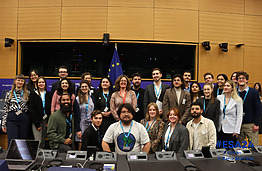 KTU students at the European Parliament: in creating a common future every voice counts
