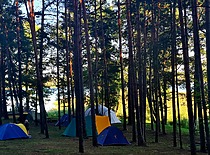 Camping in Lithuanian nature