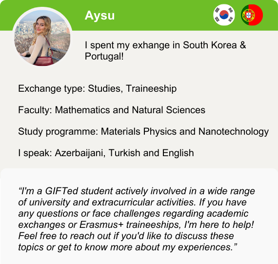 Exchange counsellor profile card