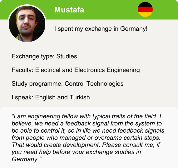 Exchange counsellor profile card