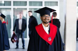 Raja Vignesh Thirukumaran, a KTU graduate of MSc in Industrial Engineering and Management 