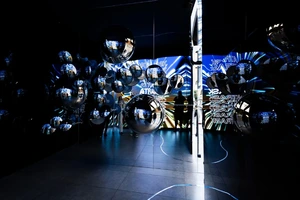 Art installation by KTU in Kaunas Akropolis