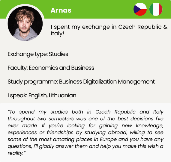 Exchange counsellor profile card