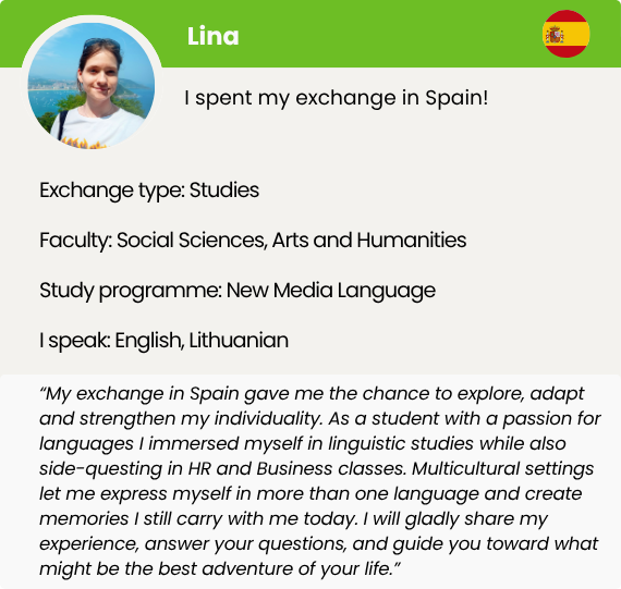 Exchange counsellor profile card