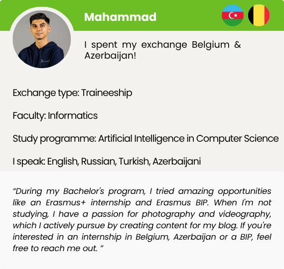 Exchange counsellor profile card