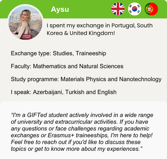 Exchange counsellor profile card