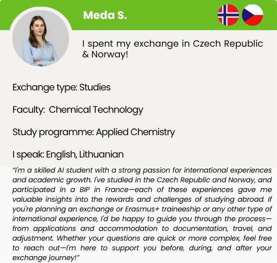 Exchange counsellor profile card