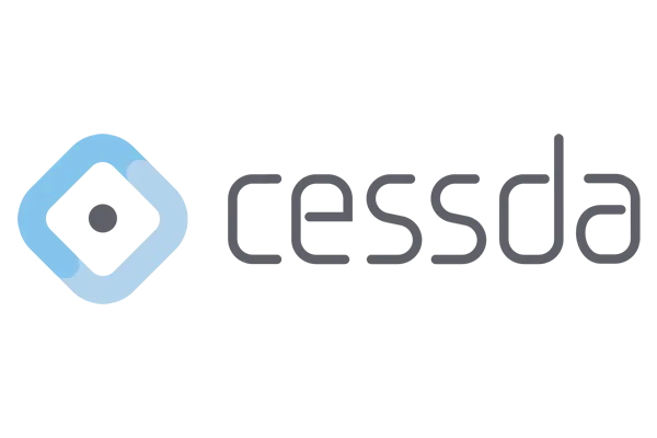 Europos socialinių mokslų duomenų archyvų konsorciumo logotipas, nukreipiantis vartotojus į https://www.cessda.eu/ puslapį