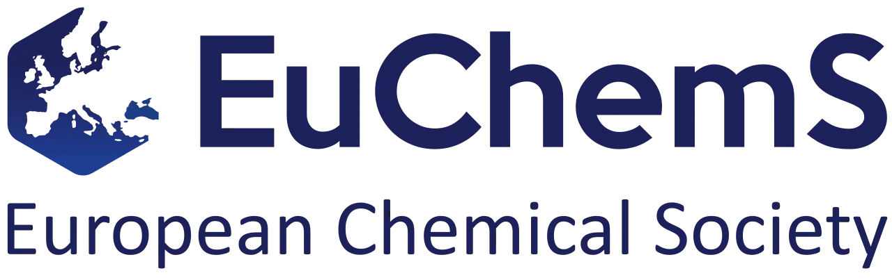 Europos chemikų draugijos logotipas, nukreipiantis vartotojus į https://www.euchems.eu/ puslapį