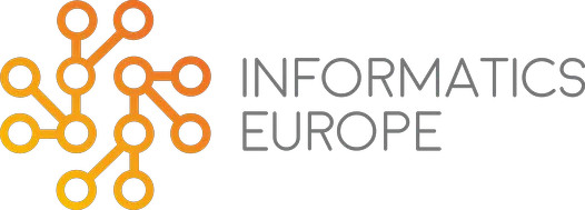 Informatics Europe logotipas, nukreipiantis vartotojus į https://www.informatics-europe.org/ puslapį