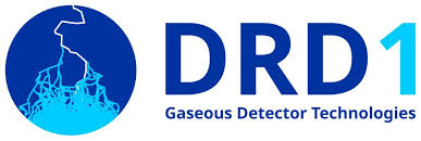 CERN DRD1 (dujų detektorių technologijų plėtros) logotipas, nukreipiantis vartotojus į https://greybook.cern.ch/home puslapį