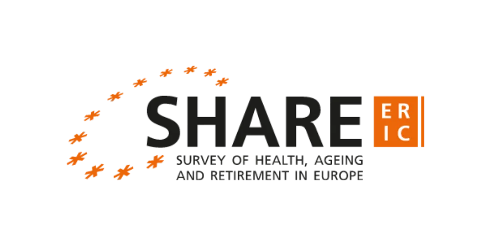 Europos sveikatos, senėjimo ir i&scaron;ėjimo į pensiją tyrimo logotipas, nukreipiantis vartotojus į https://share-eric.eu/ puslapį