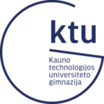 Kaunas University of Technology Gymnasium's logo.