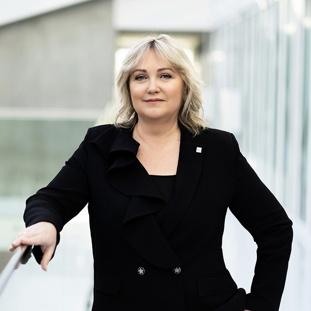 KTU Vice-Rector for Community Affairs Assoc. Prof. Dr. Evelina Meilienė Portrait of KTU Vice-Rector for Community Affairs Assoc. Prof. Dr. Evelina Meilienė, presented as part of the University’s leadership team.