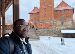 Tadiwanashe on a trip to Trakai