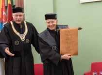Dr Arturas Vailionis awarded KTU Honorary Doctor title and insignia
