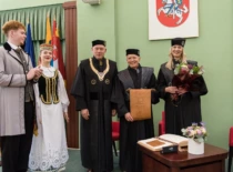 Dr Arturas Vailionis awarded KTU Honorary Doctor title and insignia