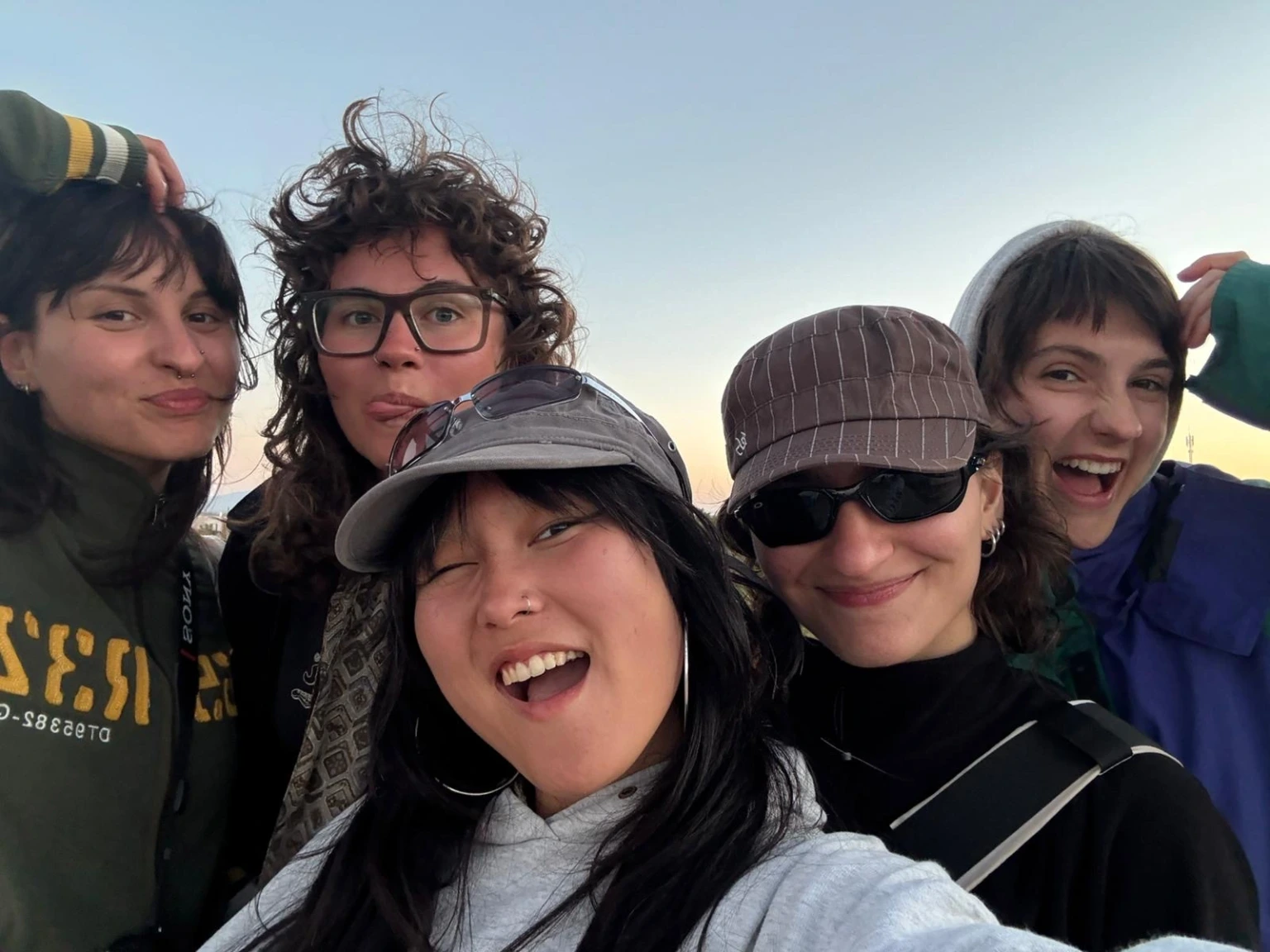Photo showing Ketevani with friends